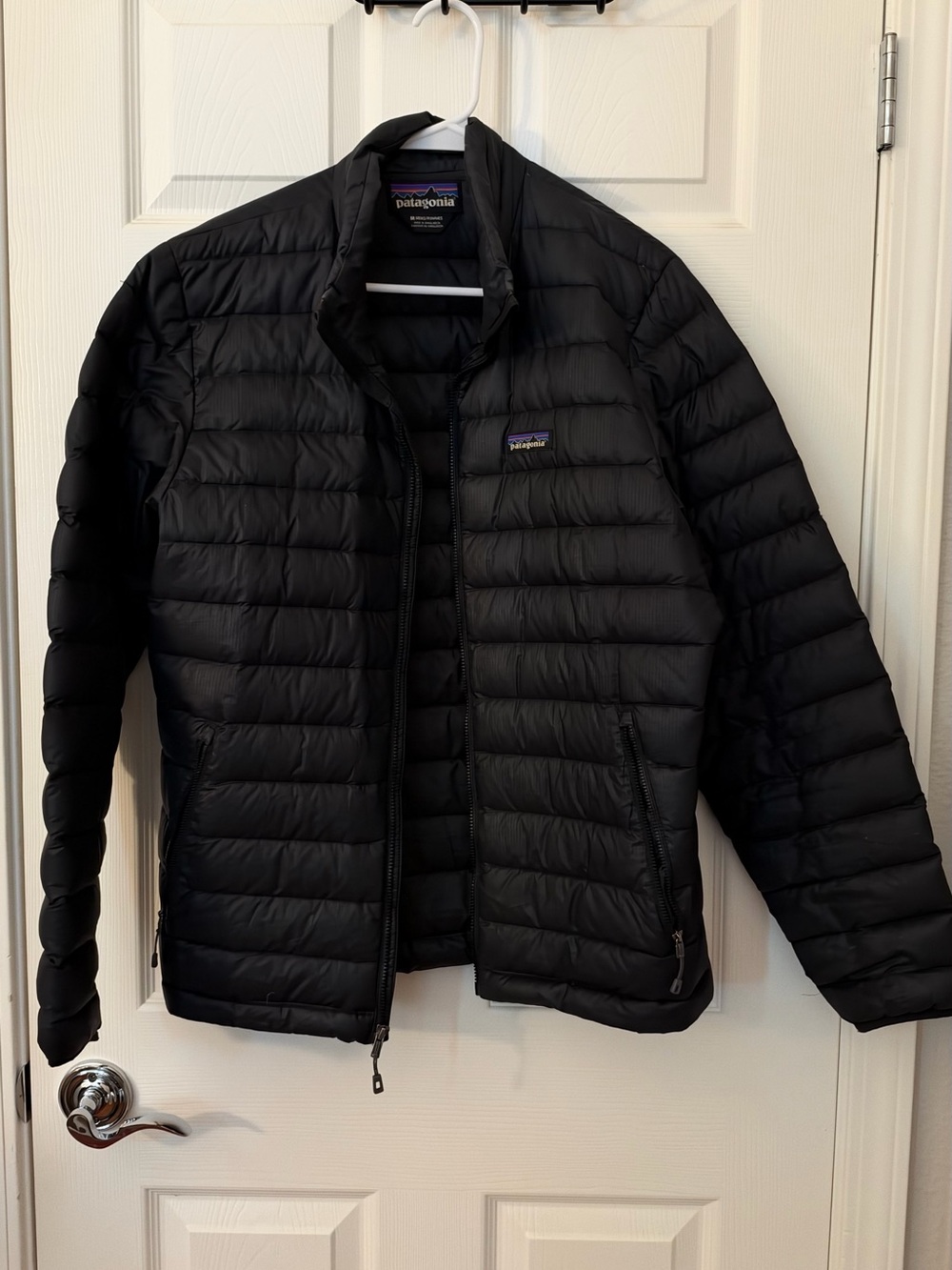 Patagonia Men’s Black Quilted Puffer Jacket